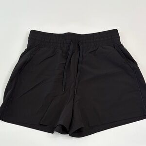 SPANX Women's Black On The Move Drawstring Shorts Size M
